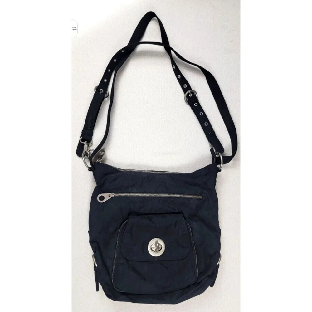 Baggallini Brussels Black Nylon 3-Way Convertible Bag